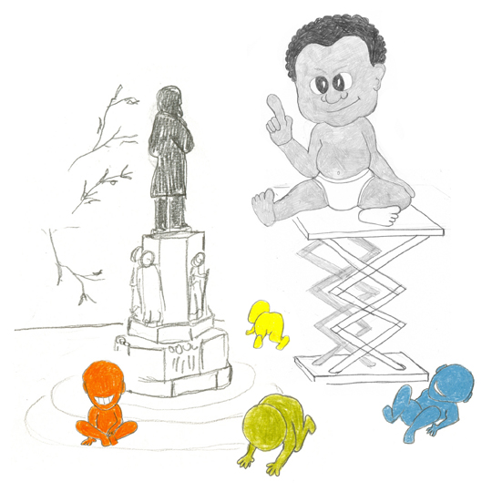 Black Baby versus Mr. Evil