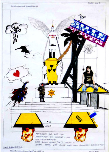 Lueger ins All schießen